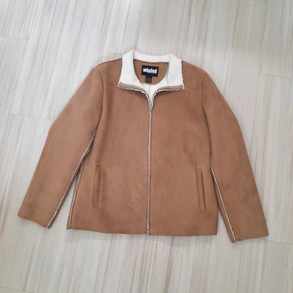 Faux suede & shearling jacket - Unlisted by Kenneth Cole brand - Picture 2 of 10